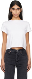 AGOLDE White Adine Shrunken T-shirt