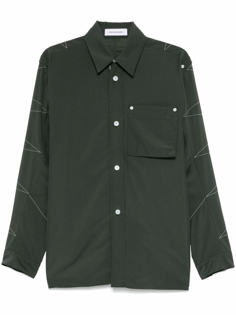 Kiko Kostadinov White Meriwether Shirt Kiko Kostadinov