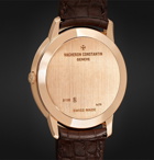 Vacheron Constantin - Patrimony Hand-Wound 40mm 18-Karat Pink Gold and Alligator Watch - Men - Cream