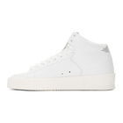 Golden Goose White Stardon Mid-Top Sneakers