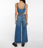 Frame - Le Baggy high-rise belted jeans