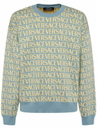 VERSACE - Monogram Cotton Sweater