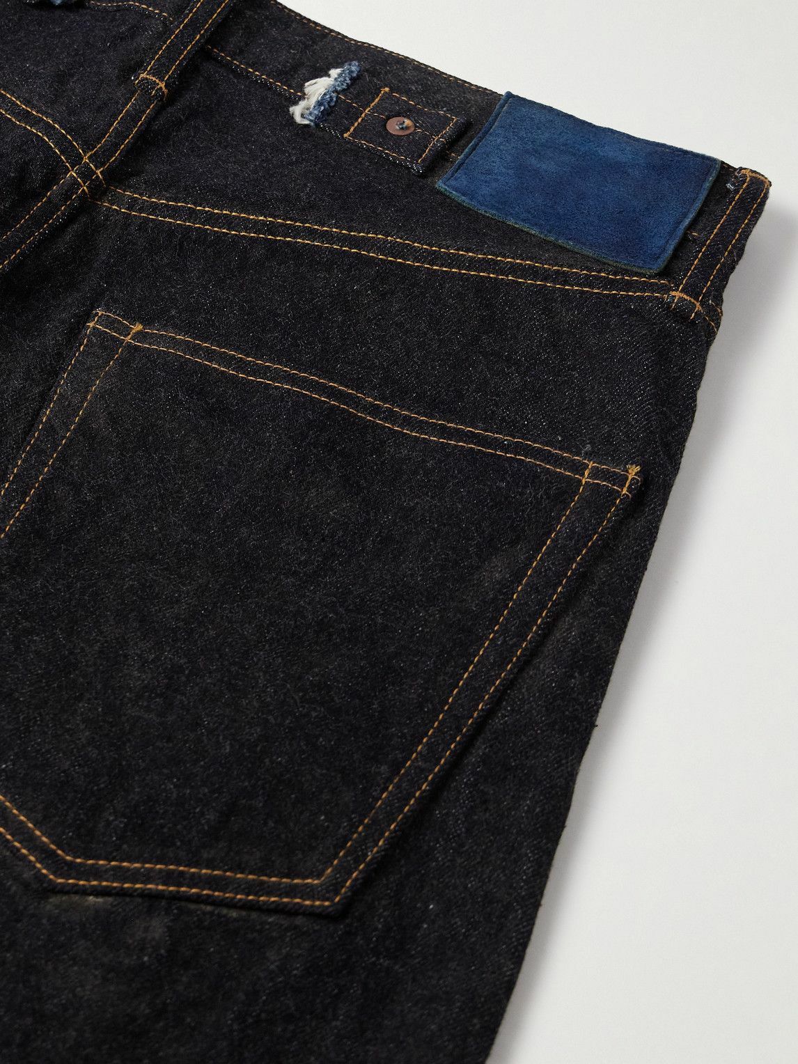 パンツ visvim SOCIAL SCULPTURE 16 RAW 32/30 Visvim - Social Sculpture Straight-Leg Selvedge Jeans - Blue Visvim