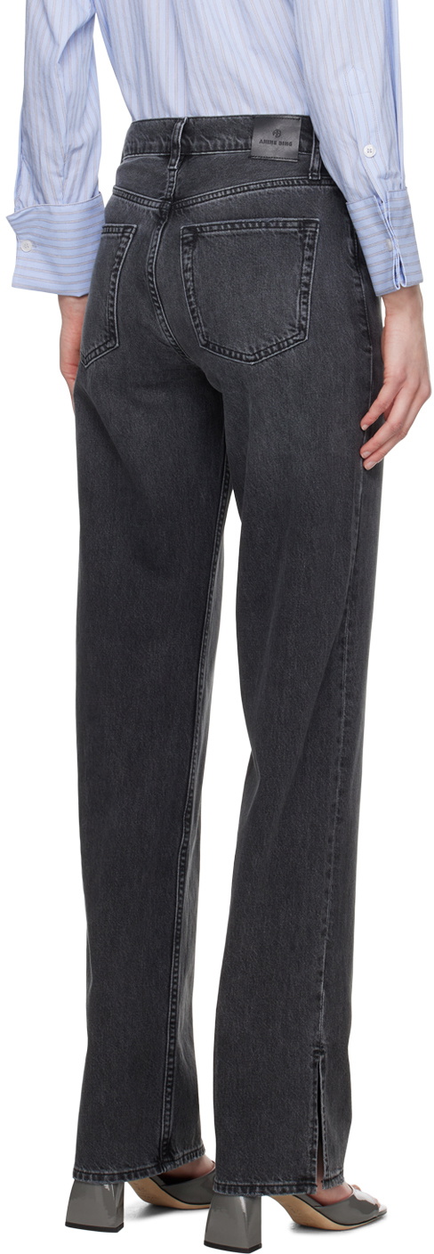 デニム・ジーパン ANINE BING Woman Jeans Grey A0610593 WHG21 ANINE BING Beck Jean - Iron Grey