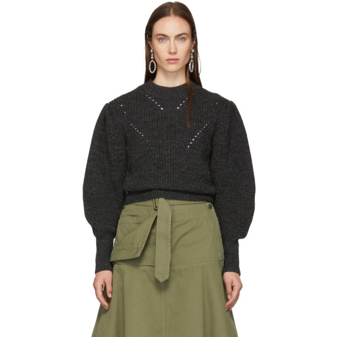 Isabel Marant Grey Wool Belaya Sweater Isabel Marant