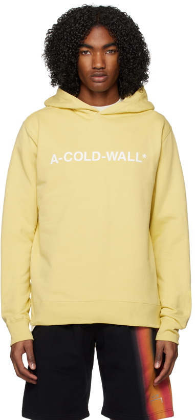 Photo: A-COLD-WALL* Yellow Essential Hoodie