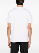 Moncler White Logo-Print T-Shirt
