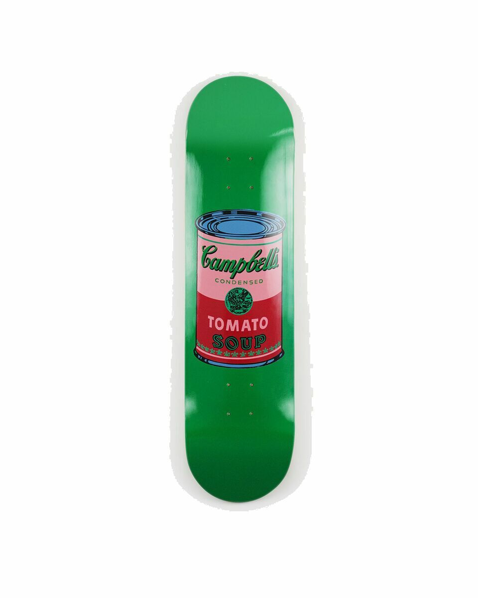 Photo: The Skateroom Andy Warhol Color Campbell's Soup Blood Deck Green|Beige - Mens - Home Deco
