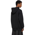 Valentino Black Panelled Hoodie