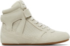 Isabel Marant Taupe Senny High Sneakers