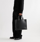 LOEWE - Full-Grain Leather Tote Bag - Black