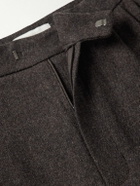 Amomento - Tapered Wool Trousers - Brown