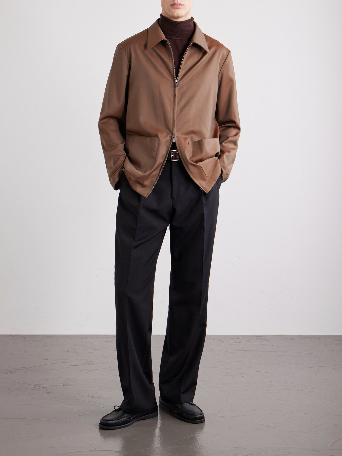 Barena - Cotton-Blend Gabardine Overshirt - Brown