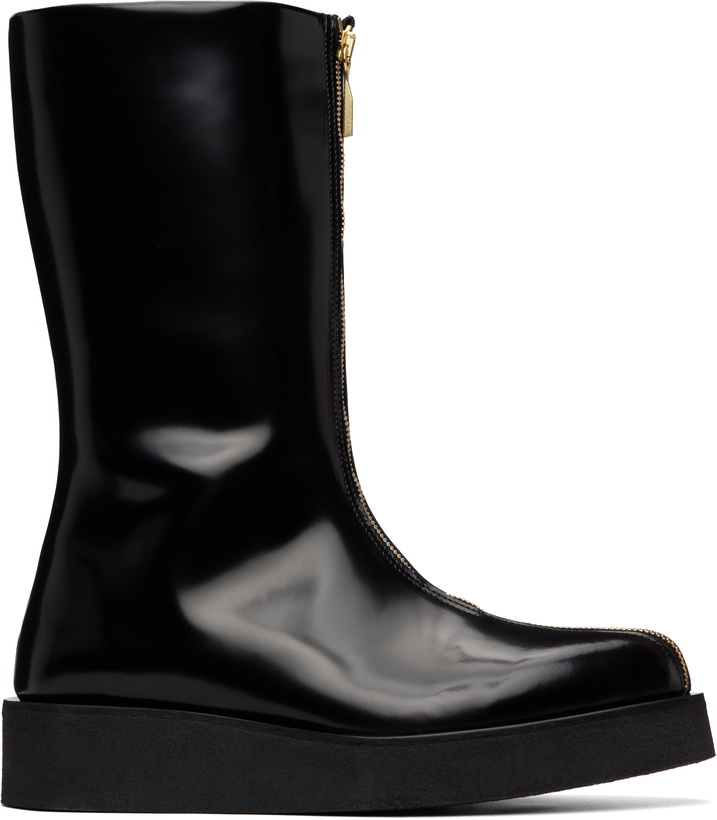 Photo: Ernest W. Baker Black Zipp Boots