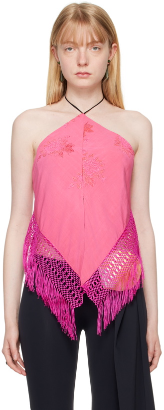 Photo: Conner Ives Pink Piano Shawl Camisole