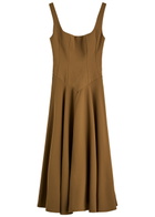 Odd Muse The Ultimate Muse Jersey Midi Dress Olive