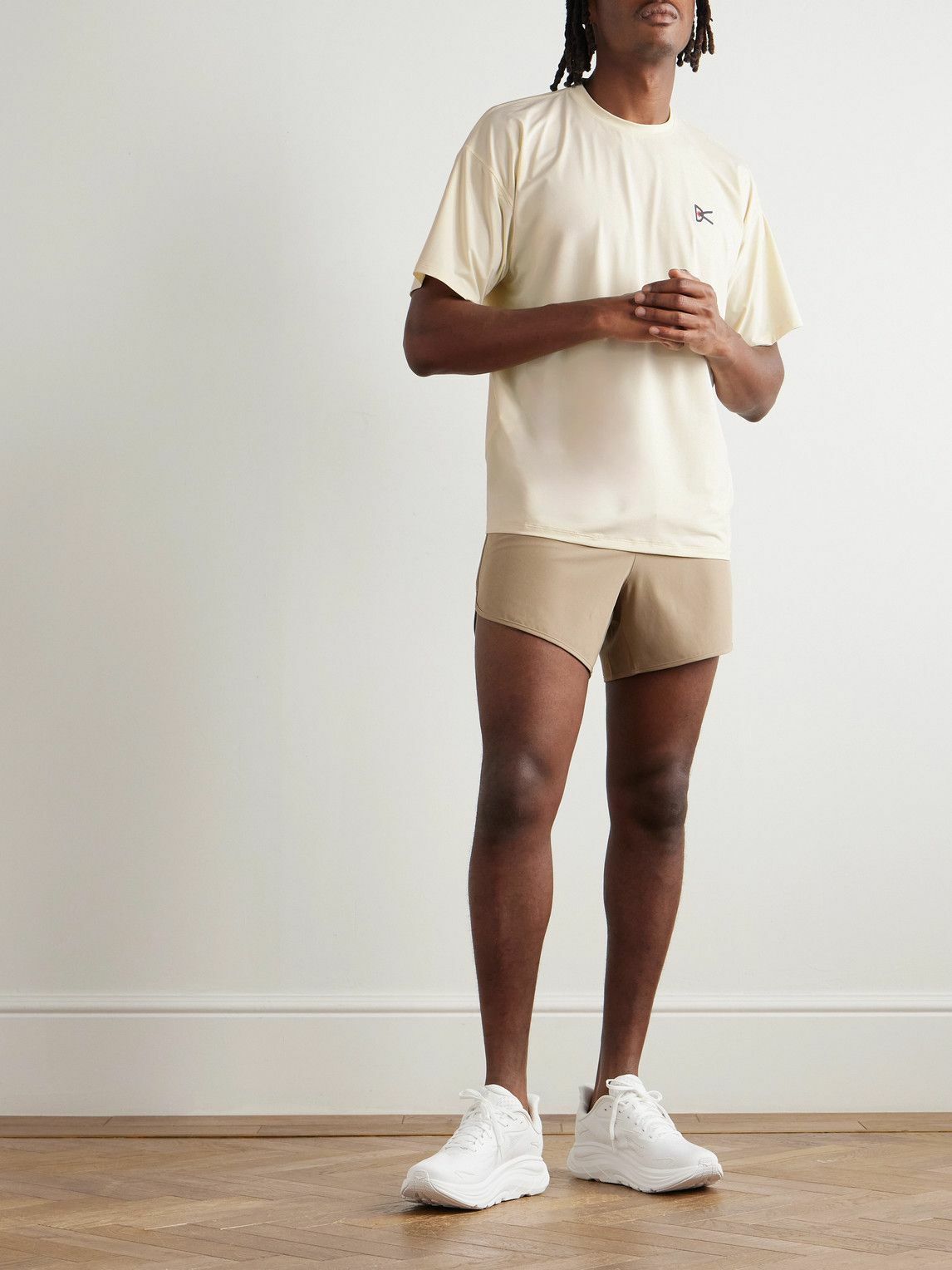 DISTRICT VISION - 5" Straight-Leg Logo-Print Stretch-Jersey Running Shorts - Unknown