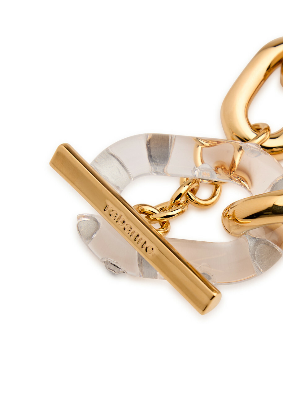 Paco Rabanne パコラバンヌXL LINKBRACELET GOLD Gold XL link bracelet – Rabanne