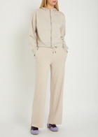 Vuori Halo Essential Wide-leg Jersey Sweatpants Ecru