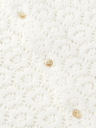 Séfr - Noam Crocheted Cotton-Blend Shirt - White