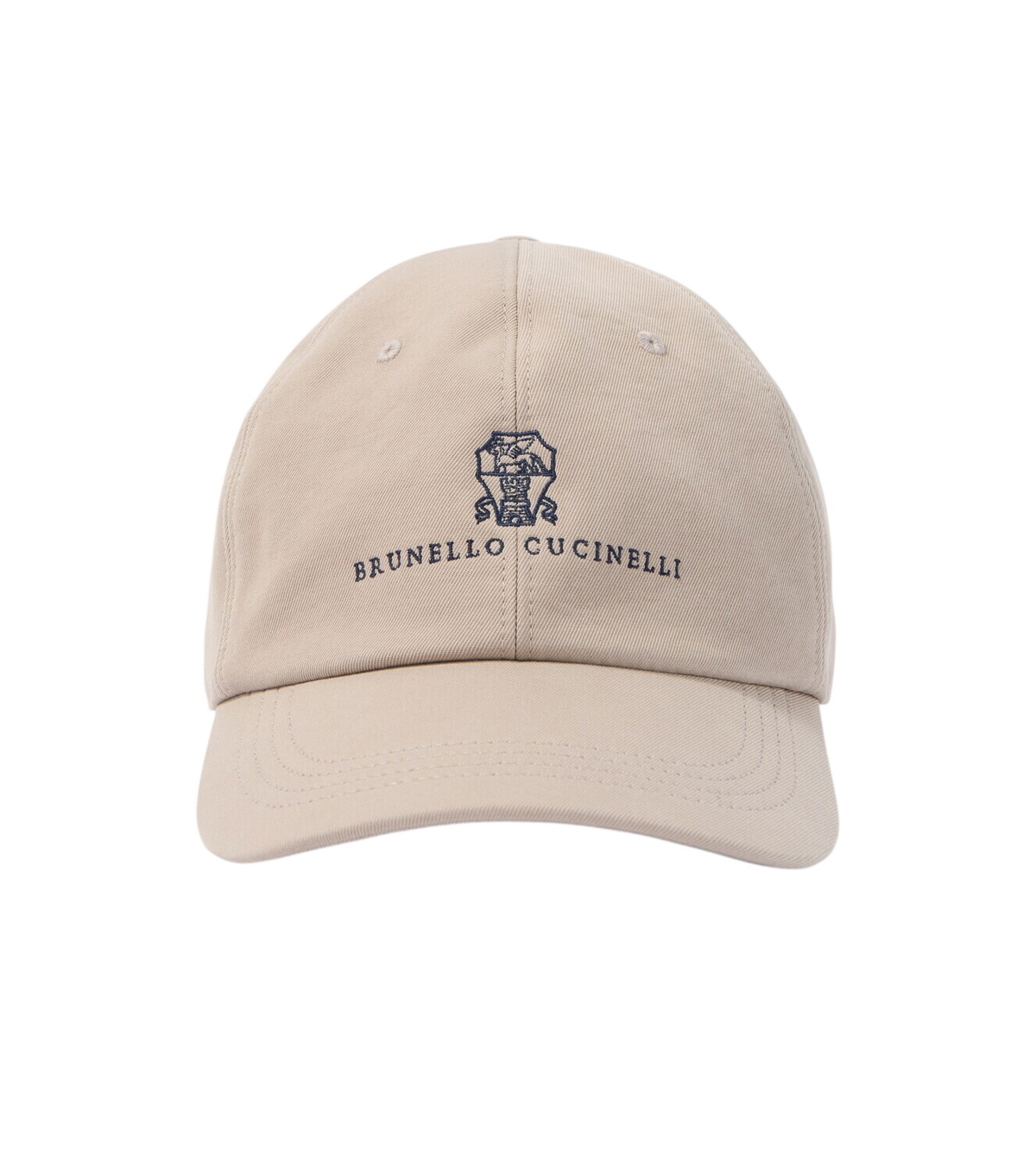 Brunello Cucinelli - Embroidered cotton cap Brunello Cucinelli