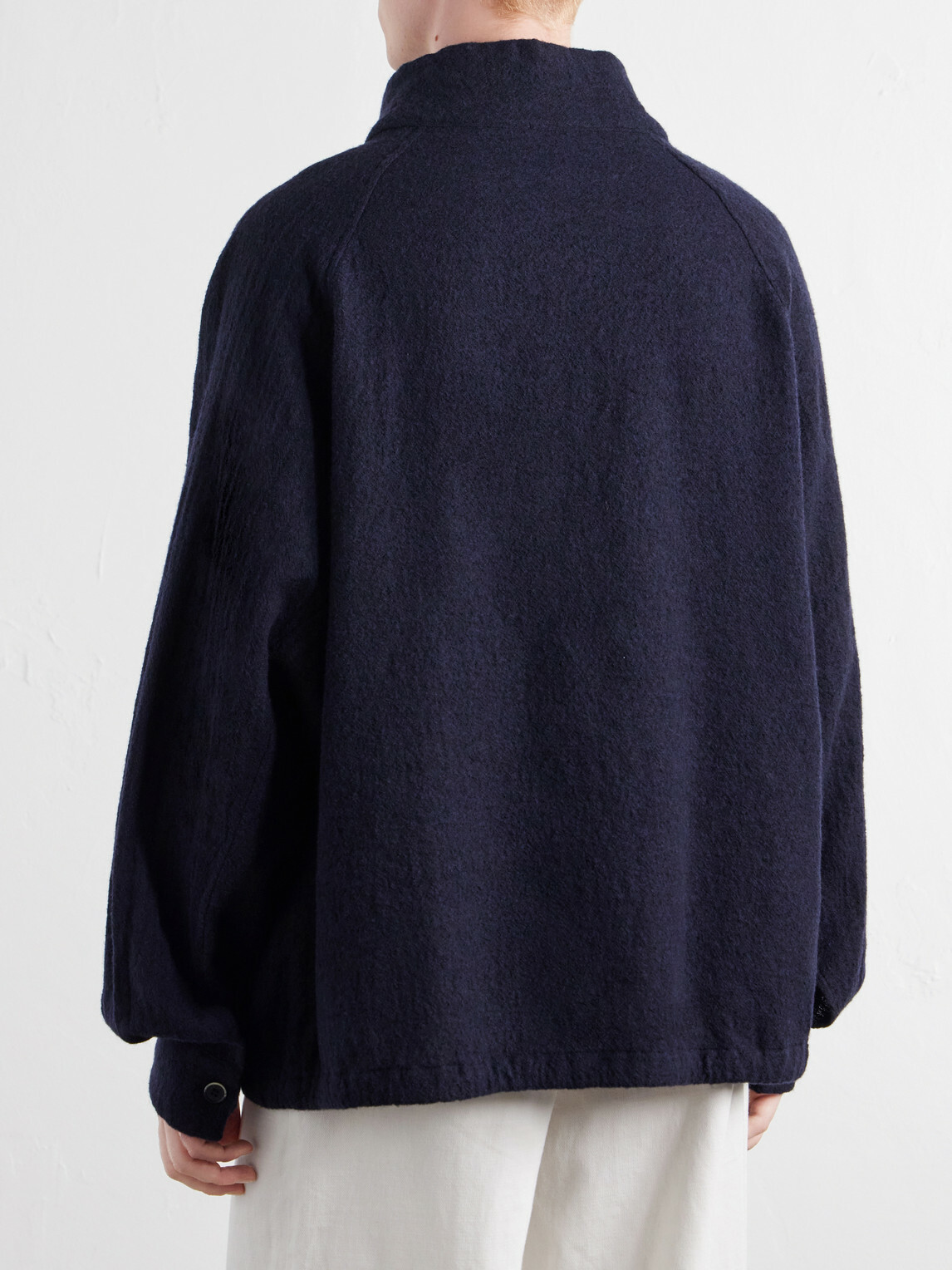 Barena - Barcarolo Virgin Wool Blouson Jacket - Blue
