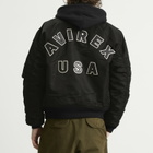 Avirex Men's USA MA-1 Jacket in Black