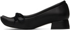 Paula Canovas Del Vas Black Diablo Ballerina Flats