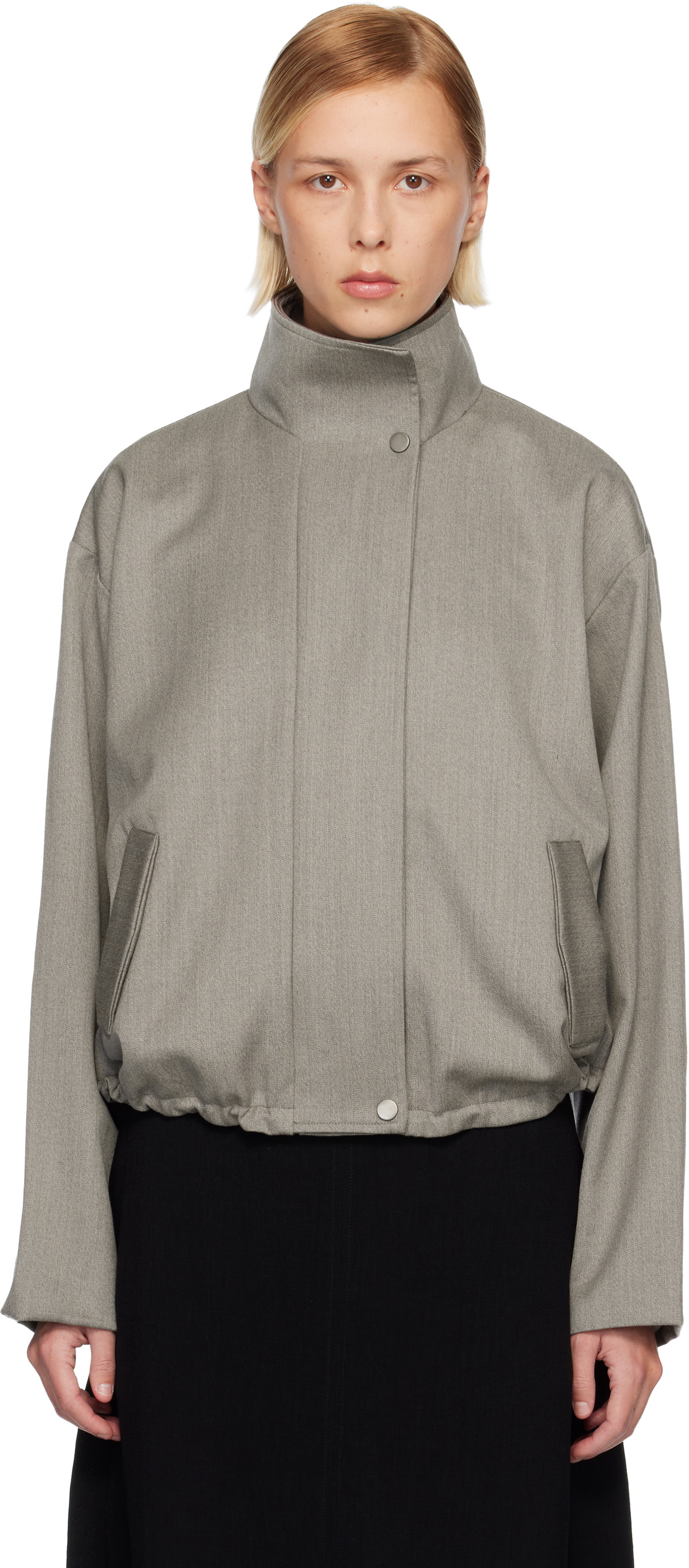 St. Agni Gray Oupa Flight Jacket