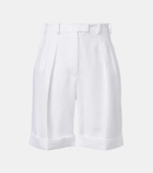 Loro Piana George linen Bermuda shorts
