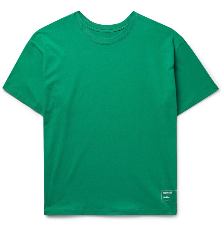 Photo: Entireworld - Organic Cotton-Jersey T-Shirt - Green