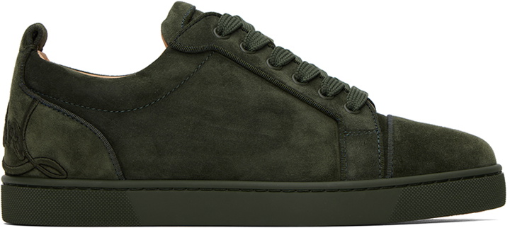 Photo: Christian Louboutin Green Fun Louis Junior Sneakers