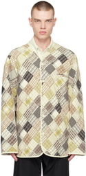 XENIA TELUNTS Brown Patchwork Jacket