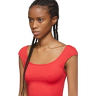 Ernest Leoty Red Agathe Bodysuit