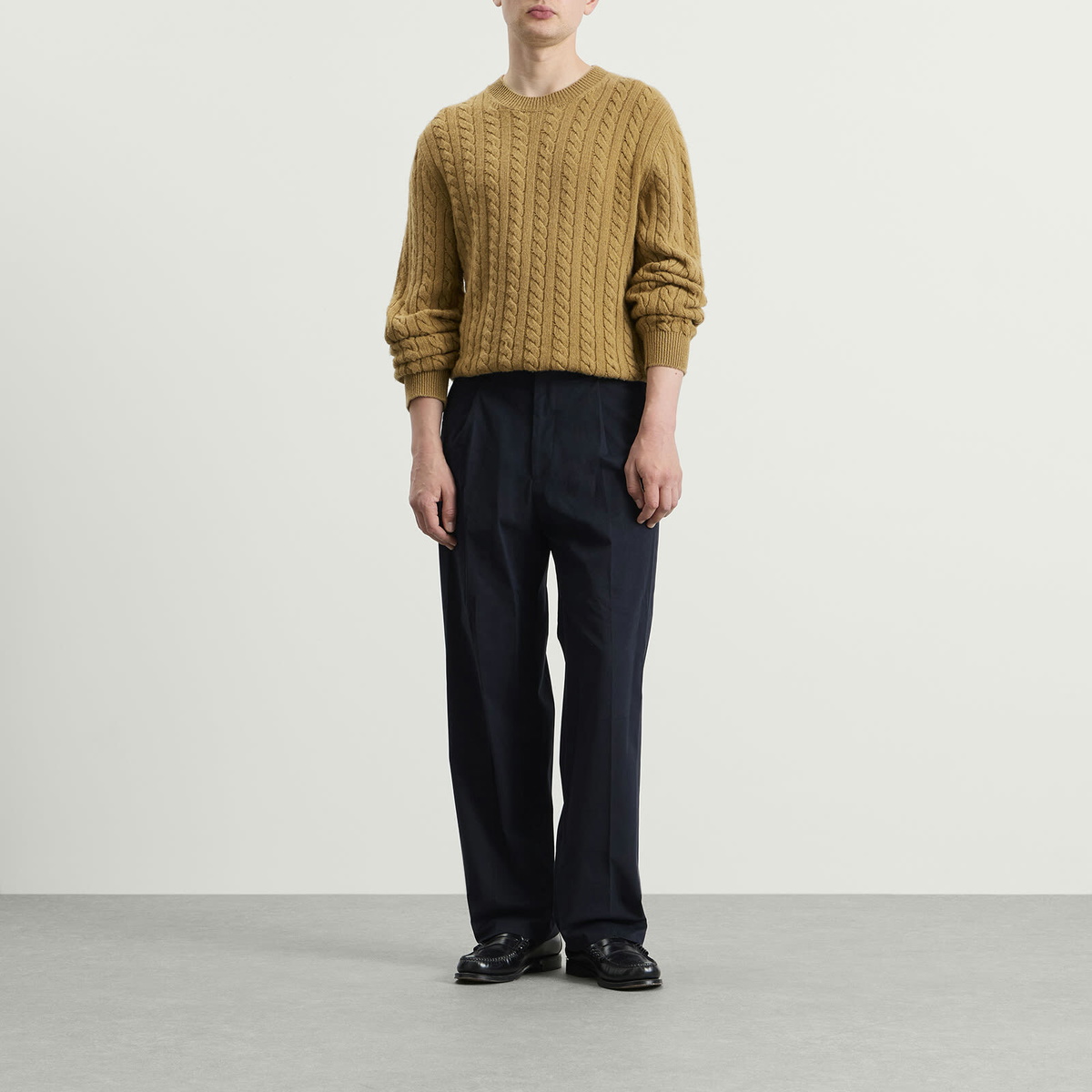 A.P.C. Men's Stendhal Pullover in Tobacco