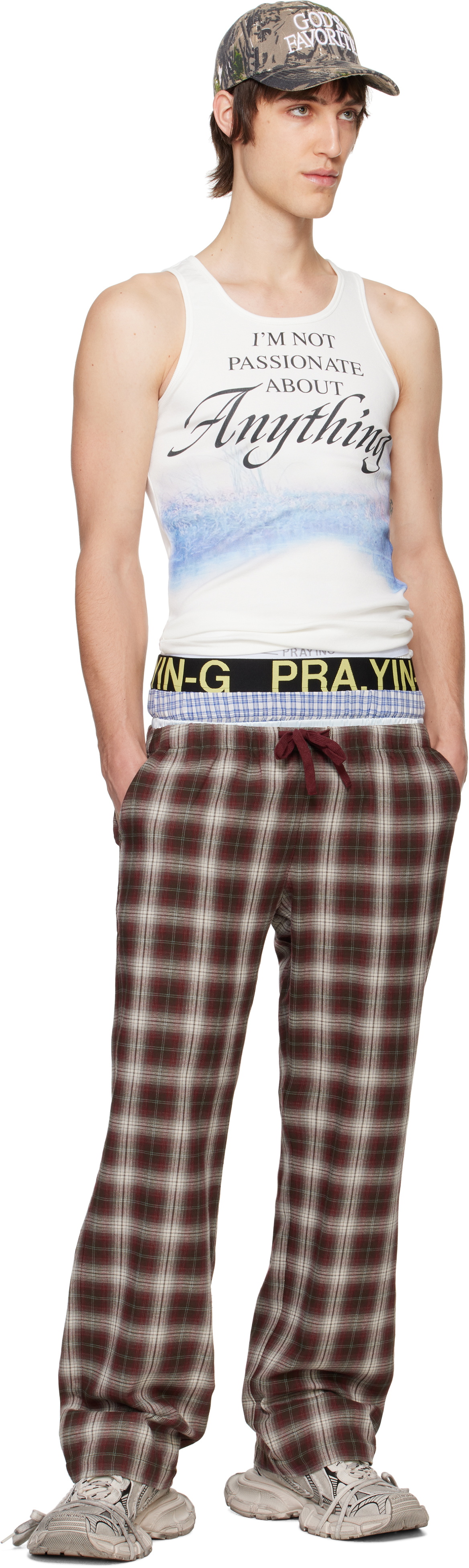 Praying White Passion Tank Top Praying