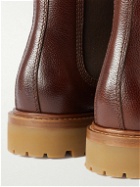 Brunello Cucinelli - Leather Chelsea Boots - Brown