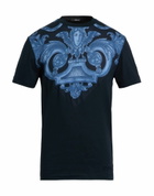 Versace Mens T-shirt Midnight in Blue