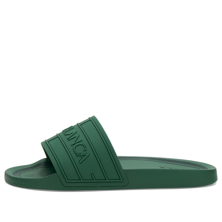 Photo: Casablanca Men's Pool Slider in Green