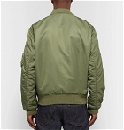 Polo Ralph Lauren - Slim-Fit Reversible Appliquéd Nylon Bomber Jacket - Men - Army green