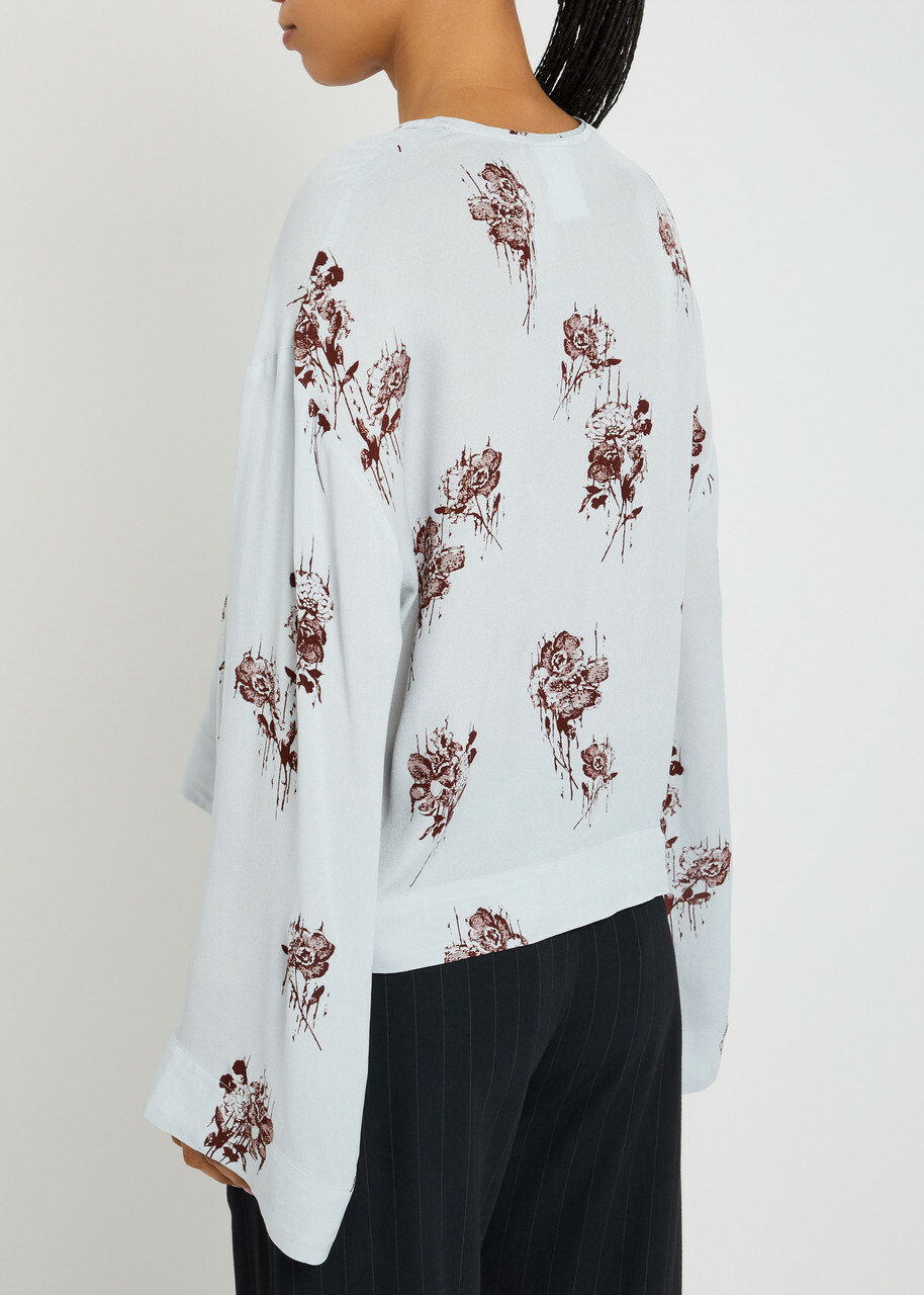 Day Birger ET Mikkelsen Newman Floral-print Chiffon Blouse Multicoloured 1