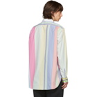 Beams Plus Multicolor Stripe Poplin Shirt