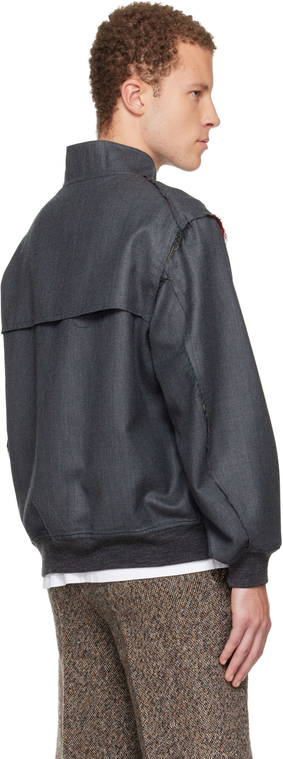 UNDERCOVER Gray UC2E4211 Bomber Jacket