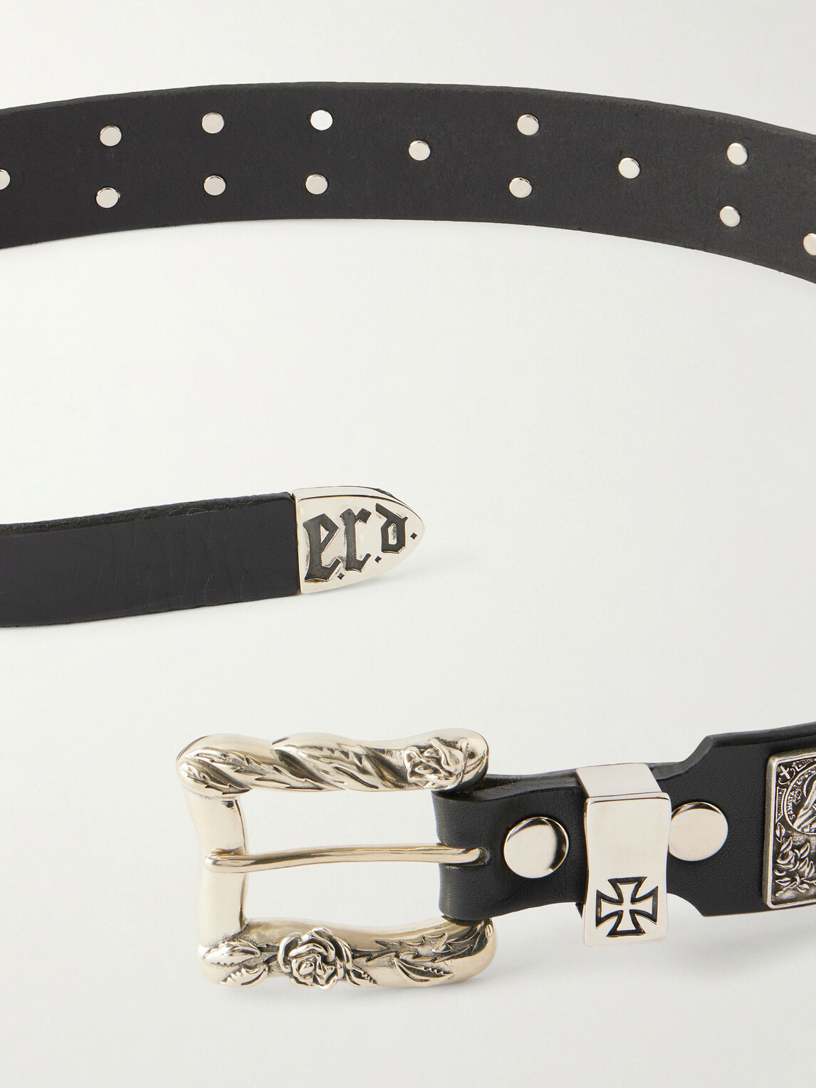 Enfants Riches Déprimés - St.Teresa 6cm Studded Leather Belt - Black