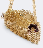 Rabanne 1969 Small embellished shoulder bag
