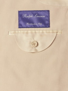 Ralph Lauren Purple label - Slim-Fit Double-Breasted Silk-Shantung Suit Jacket - Neutrals