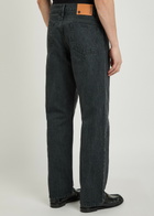 Vowels Straight-leg Denim Jeans Black