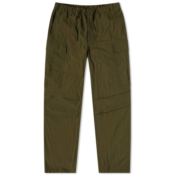 Photo: Uniform Bridge Men's M65 Nylon Pant in Olive Green