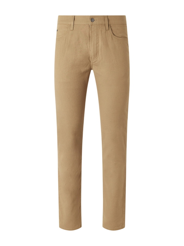 Photo: Loro Piana - Quarona Straight-Leg Jeans - Brown