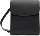 A.P.C. Black Leather Neck Pouch